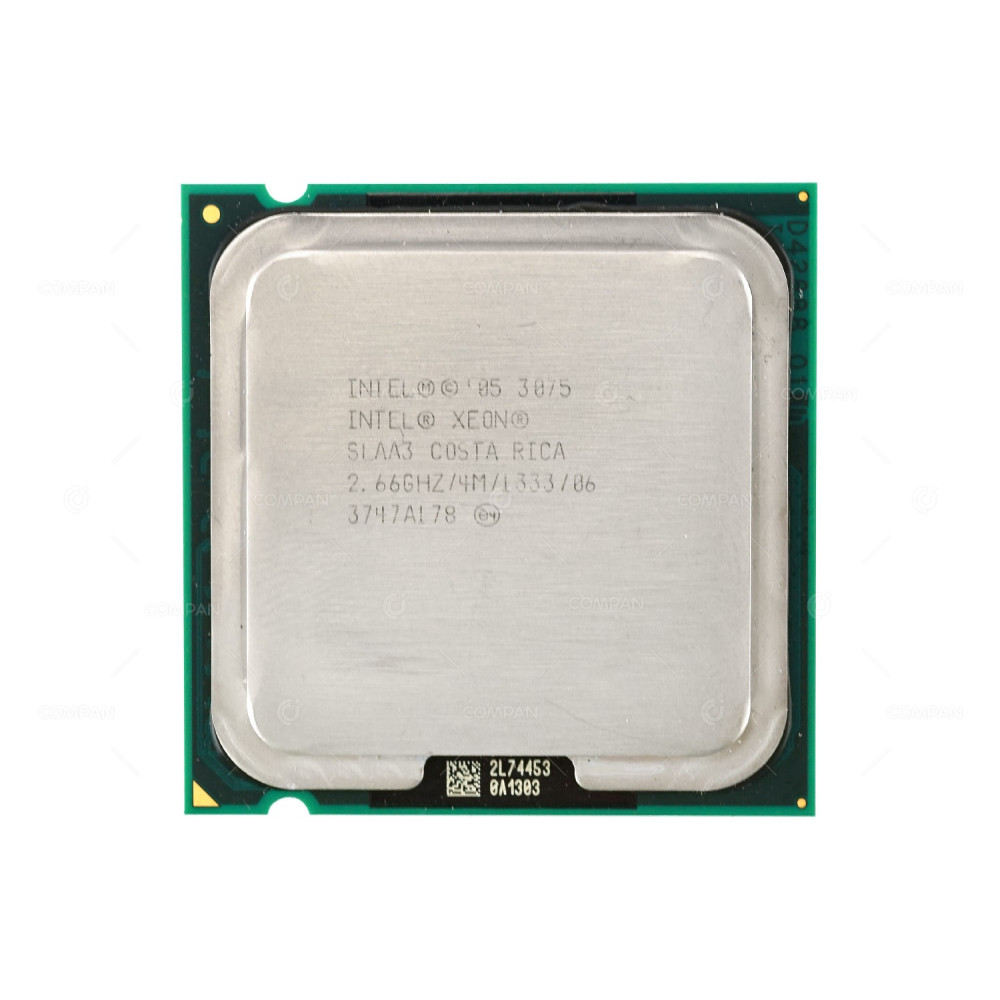 SLAA3 INTEL XEON 3075 2.66GHZ 2CORE 4MB CACHE 65W SOCKET LGA775